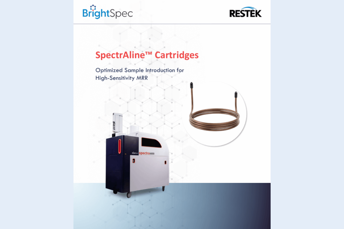 SpectrAline Cartridges from BrightSpec and Restek Optimized Sample Introduction for high sensitivity MRR