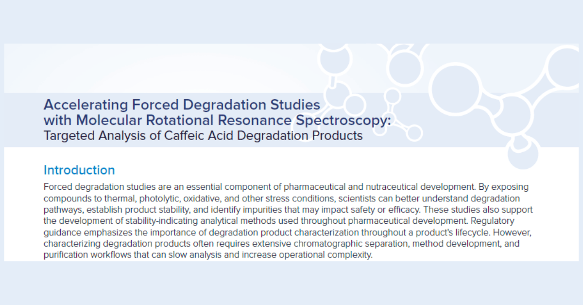 App Note Caffeic Acid Degradation Featured