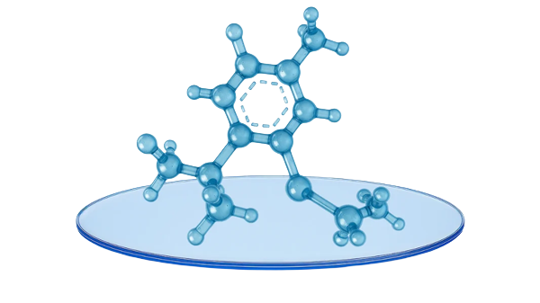blue compound floating plate transparent
