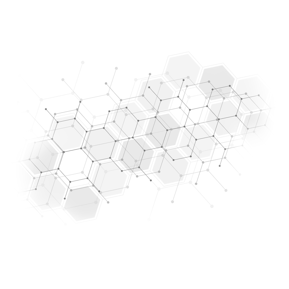 stacked transparent molecules